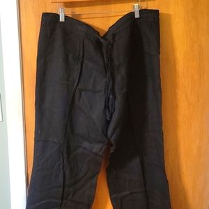 Allen Allen 100% Linen Pants